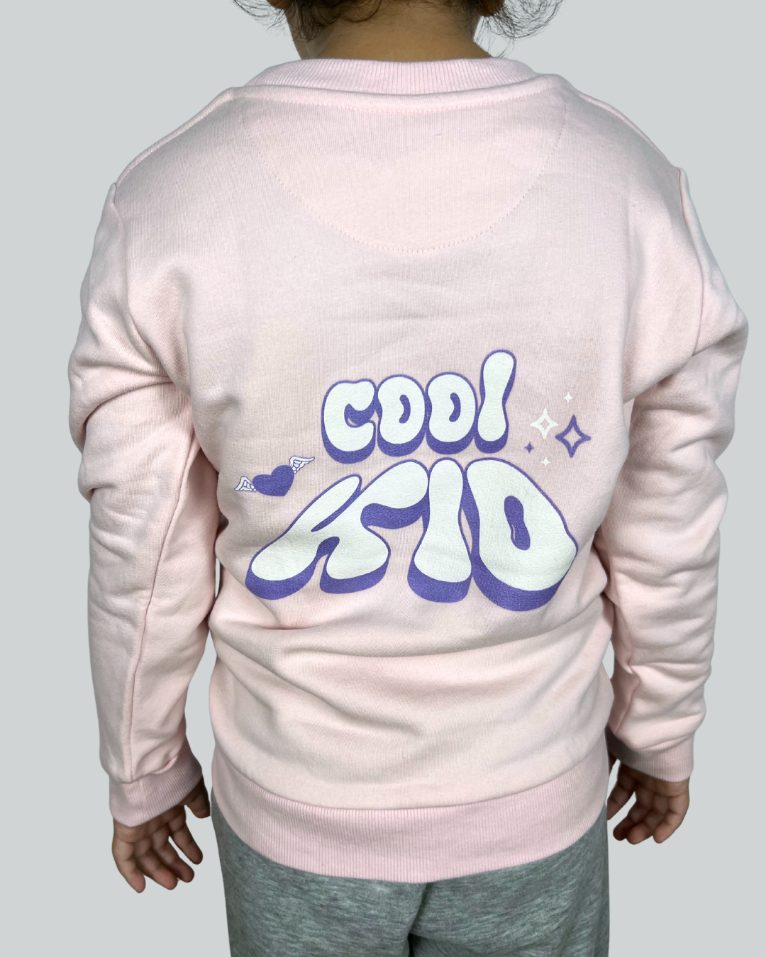 "Cool Kid" - Kid's Sweatshirt (Pink)