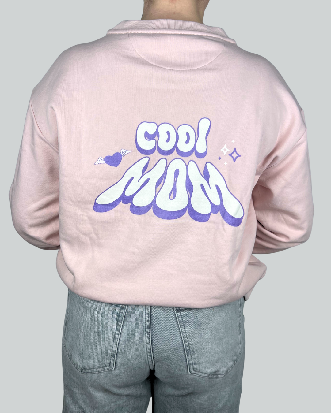 "Cool Mom" - Women's Sweatshirt (Pink)